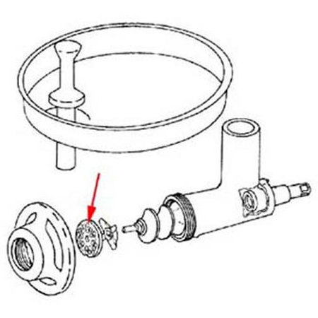 HOBART MIXER/PREP Plate #22, 3/8" 16433-1